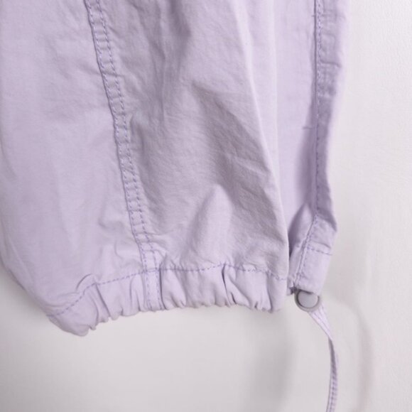 ZARA Women Purple Lilac Parachute Relaxed Pants Elastic Waist‎ 5520/7/629 MEDIUM - Picture 12 of 14